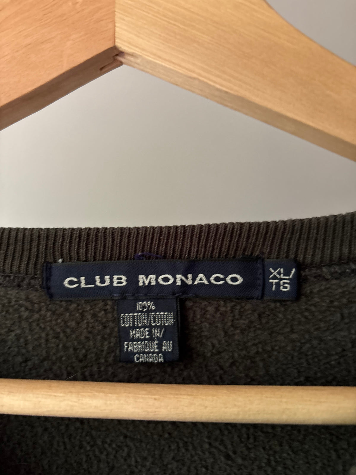 1990s Green Club Monaco Sweatshirt | Made in Canada