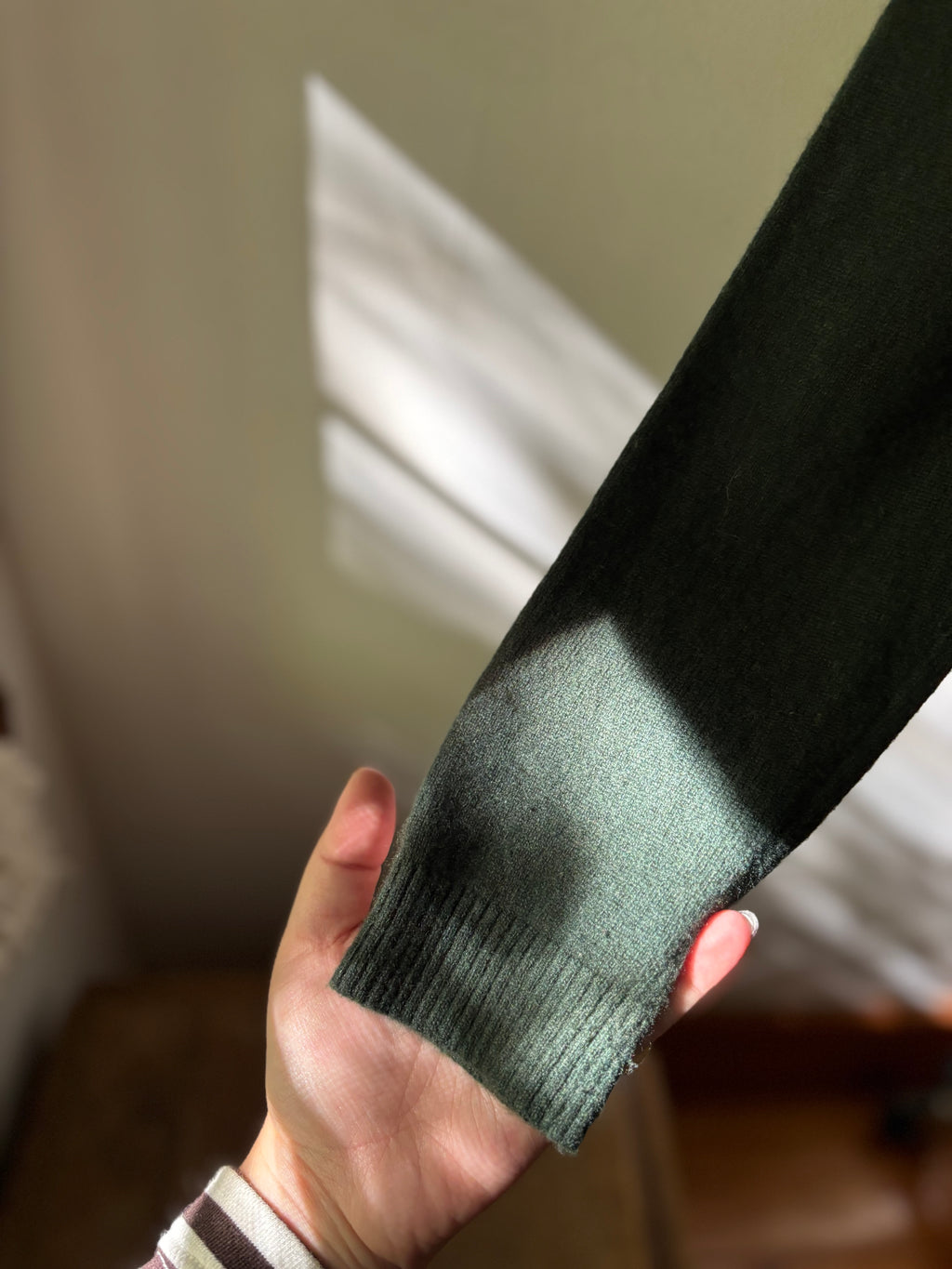 L.L. Bean Forest Green Cashmere Sweater