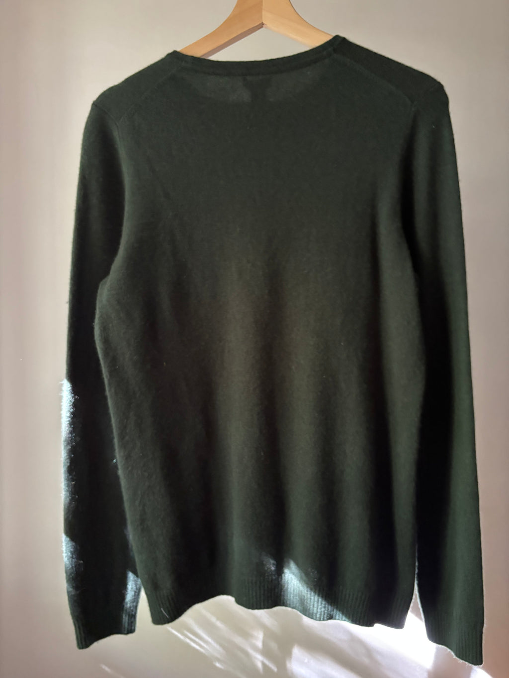 L.L. Bean Forest Green Cashmere Sweater