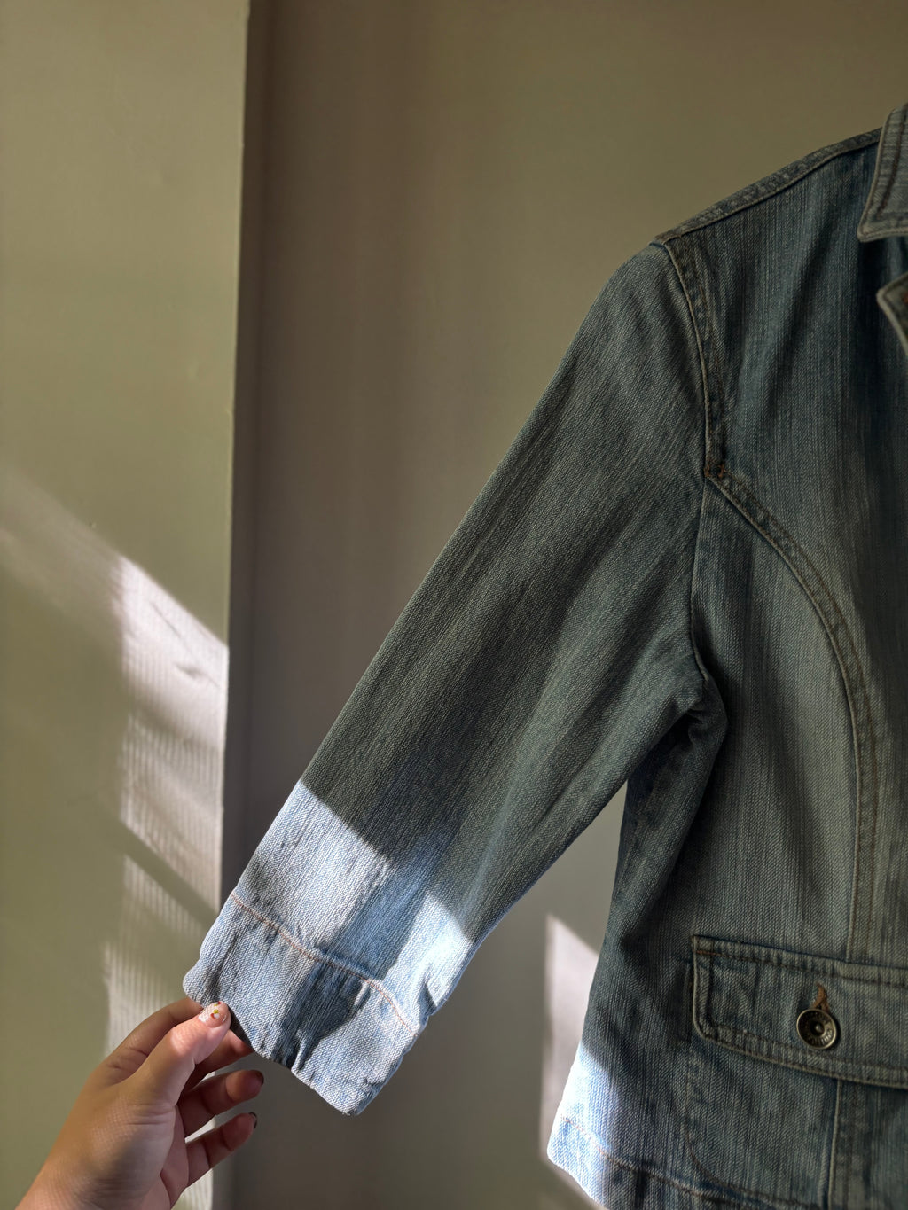 Y2K Light Wash Denim Jacket