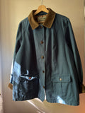 Vintage Blue L.L. Bean Chore Coat with Plaid Lining