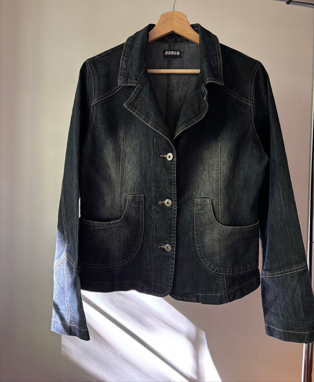 Y2K Dark Denim Jacket