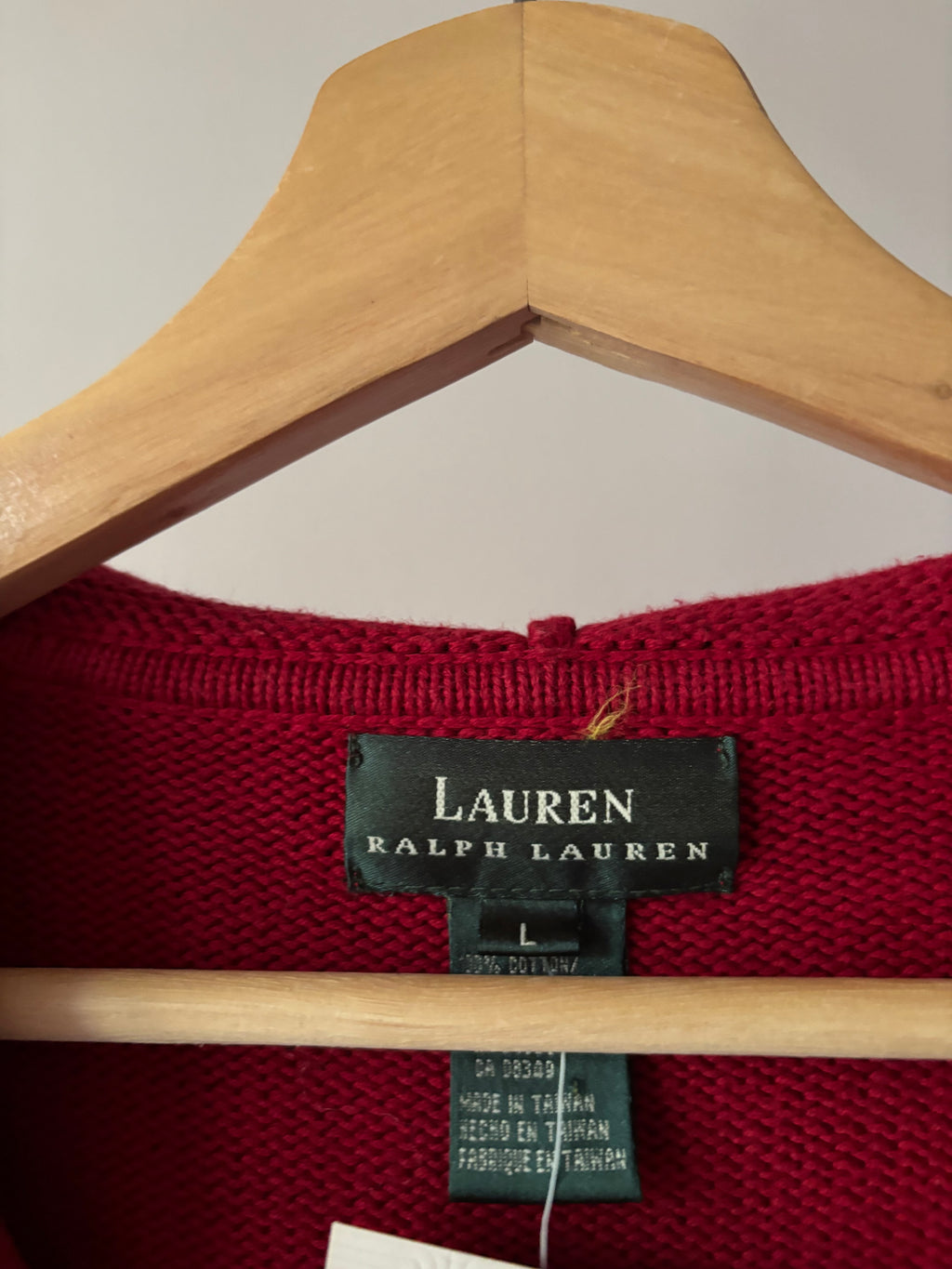 Vintage Ralph Lauren Heavy Cotton Knit Hoodie