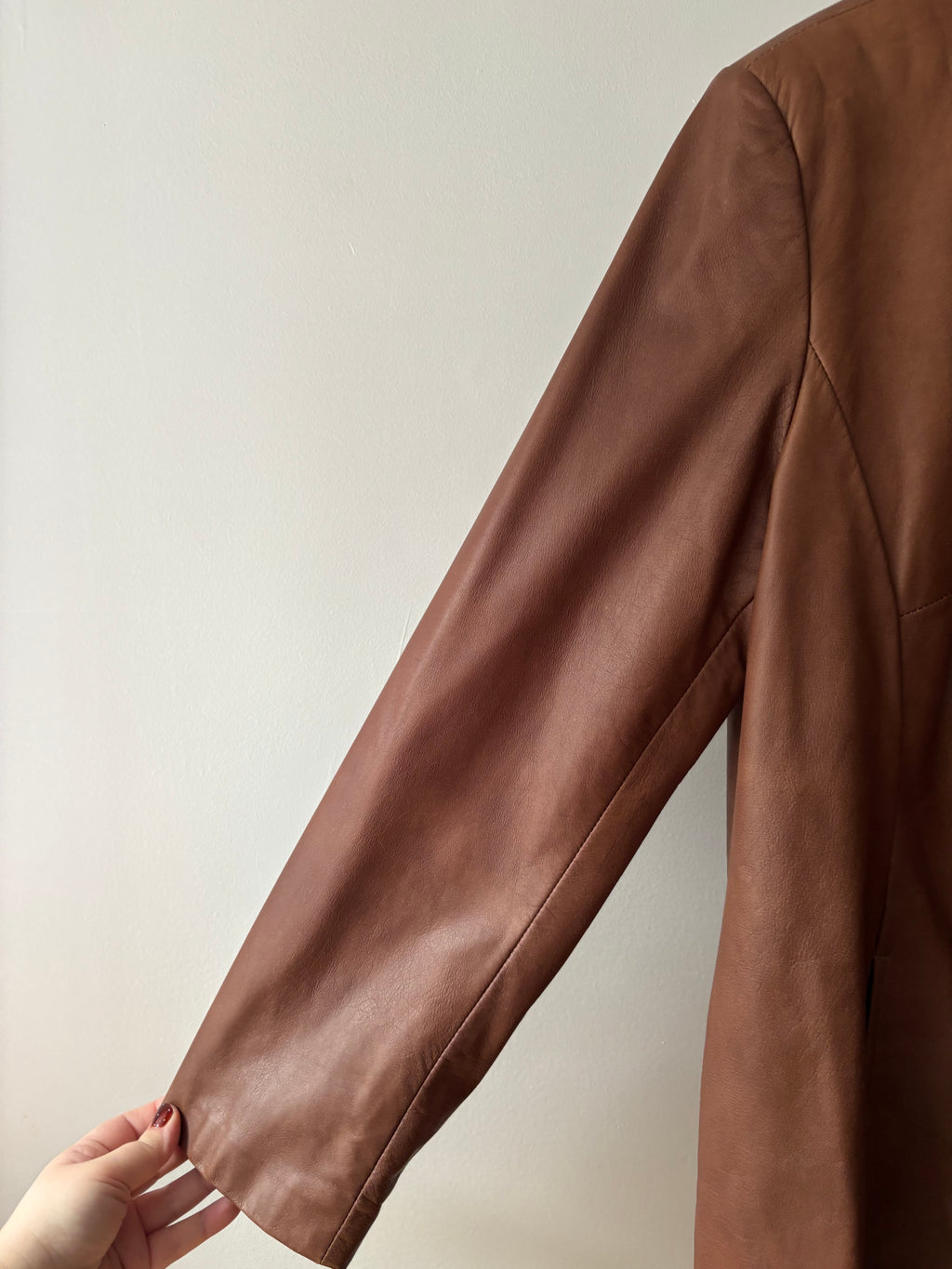 1990s Brown Leather Danier Jacket | Made in Canada