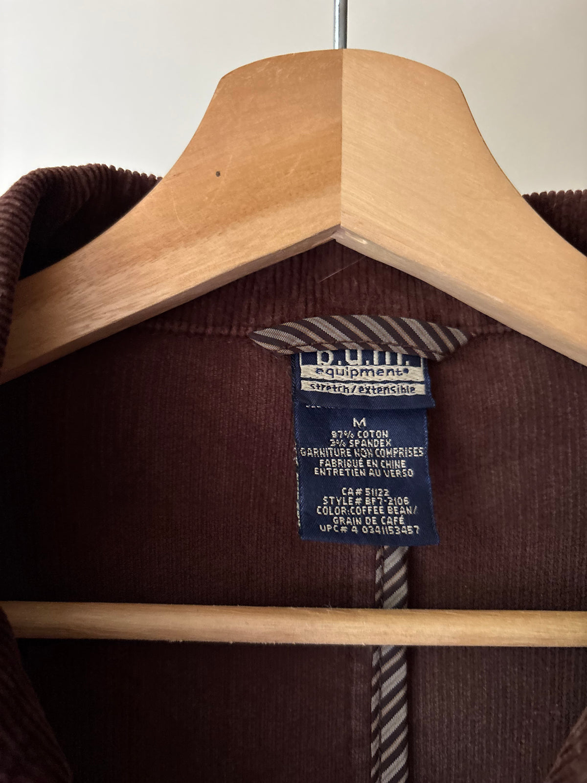Y2K Brown Corduroy Jacket