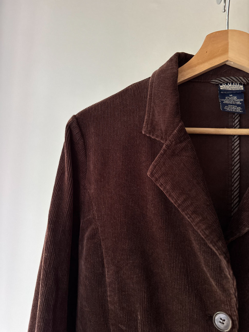 Y2K Brown Corduroy Jacket
