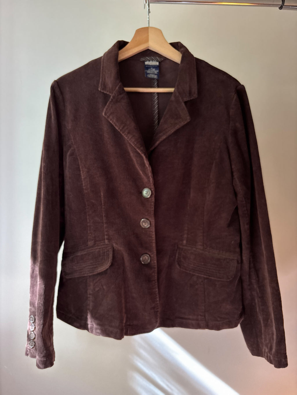 Y2K Brown Corduroy Jacket