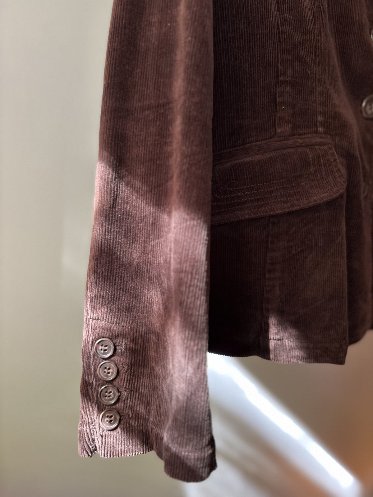 Y2K Brown Corduroy Jacket