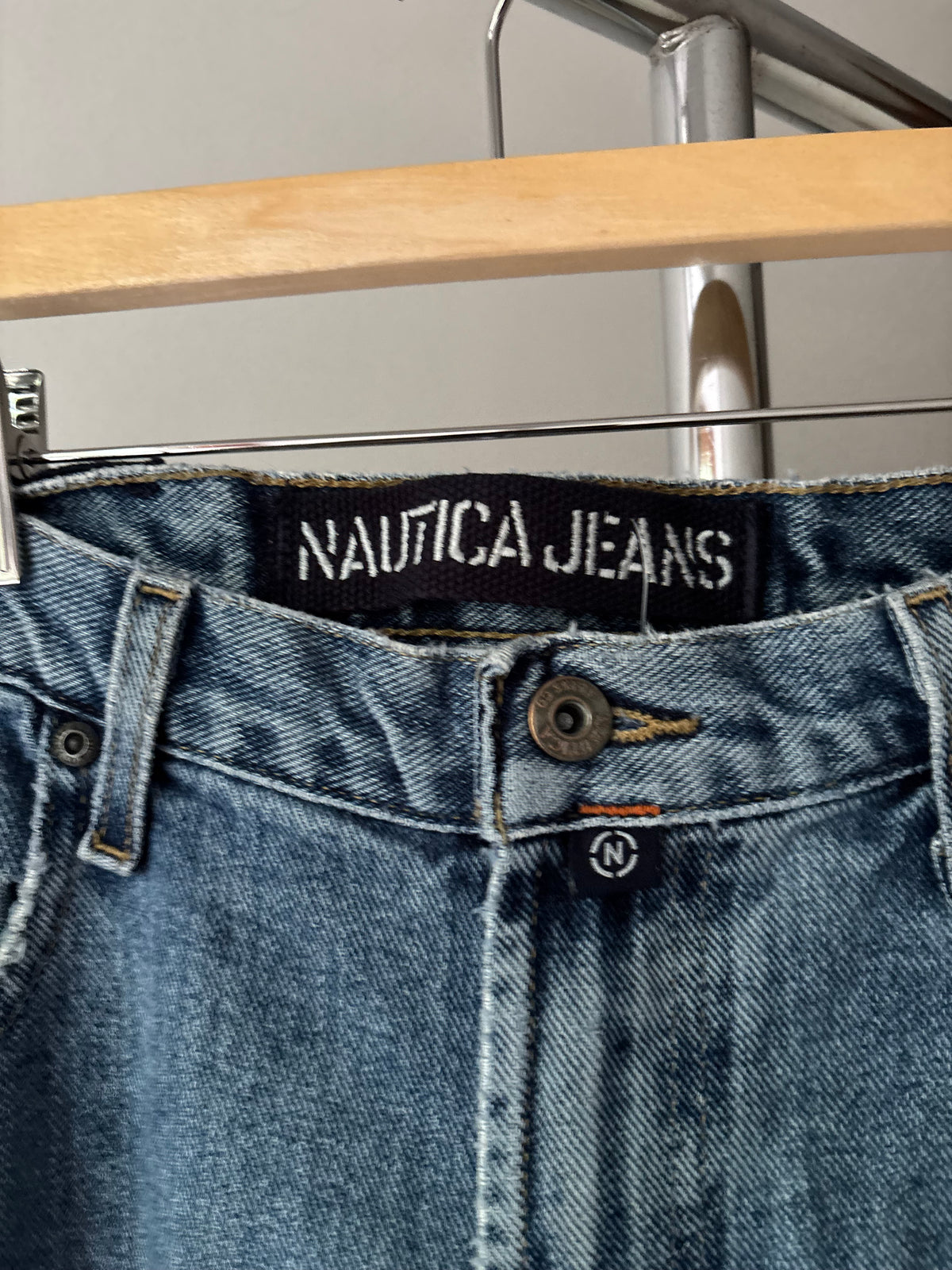 Y2K Soft Baggy Nautica Straight Leg Jeans |