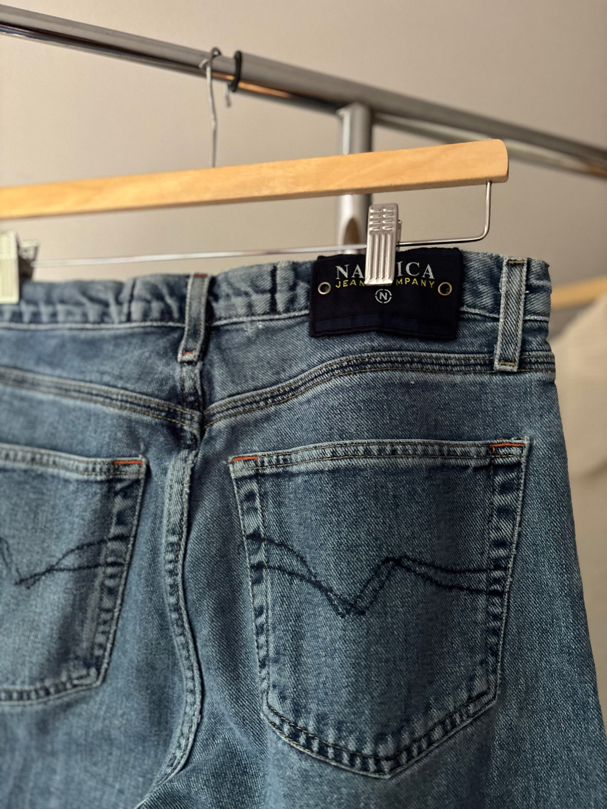 Y2K Soft Baggy Nautica Straight Leg Jeans |