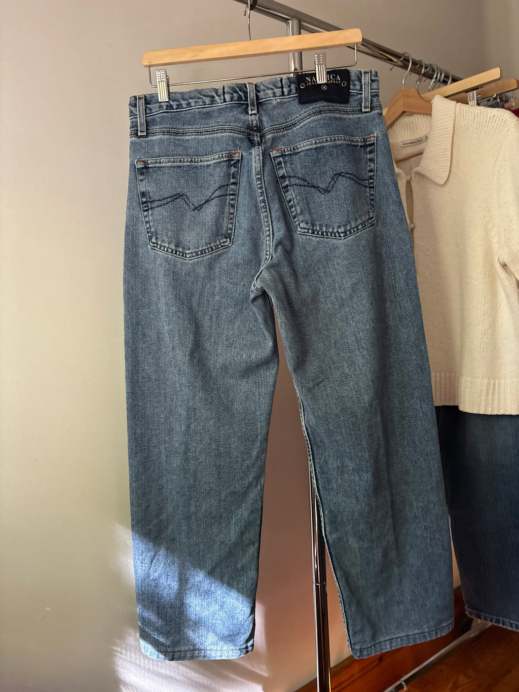 Y2K Soft Baggy Nautica Straight Leg Jeans |