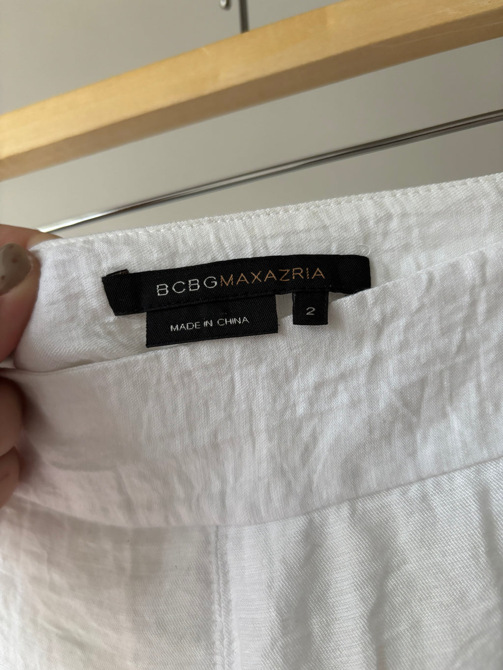 Y2K White Flowy Skirt with Pockets | 28" waist