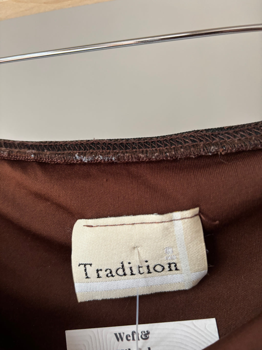1990s Brown Paisley Maxi Slip Skirt | XL-XXL