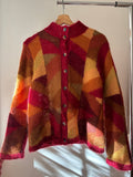 1990s Autumnal Coloured Mohair Cardigan