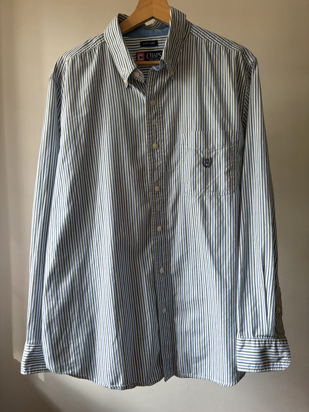 Y2K Light Striped Shirt with Embroidered Yellow Bows
