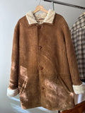 Danier Sheepskin Suede & Warm Shearling Lined Coat