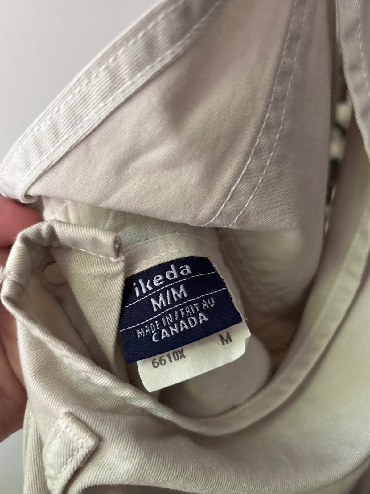 1990s Cream Ikeda Overalls | Size 33"