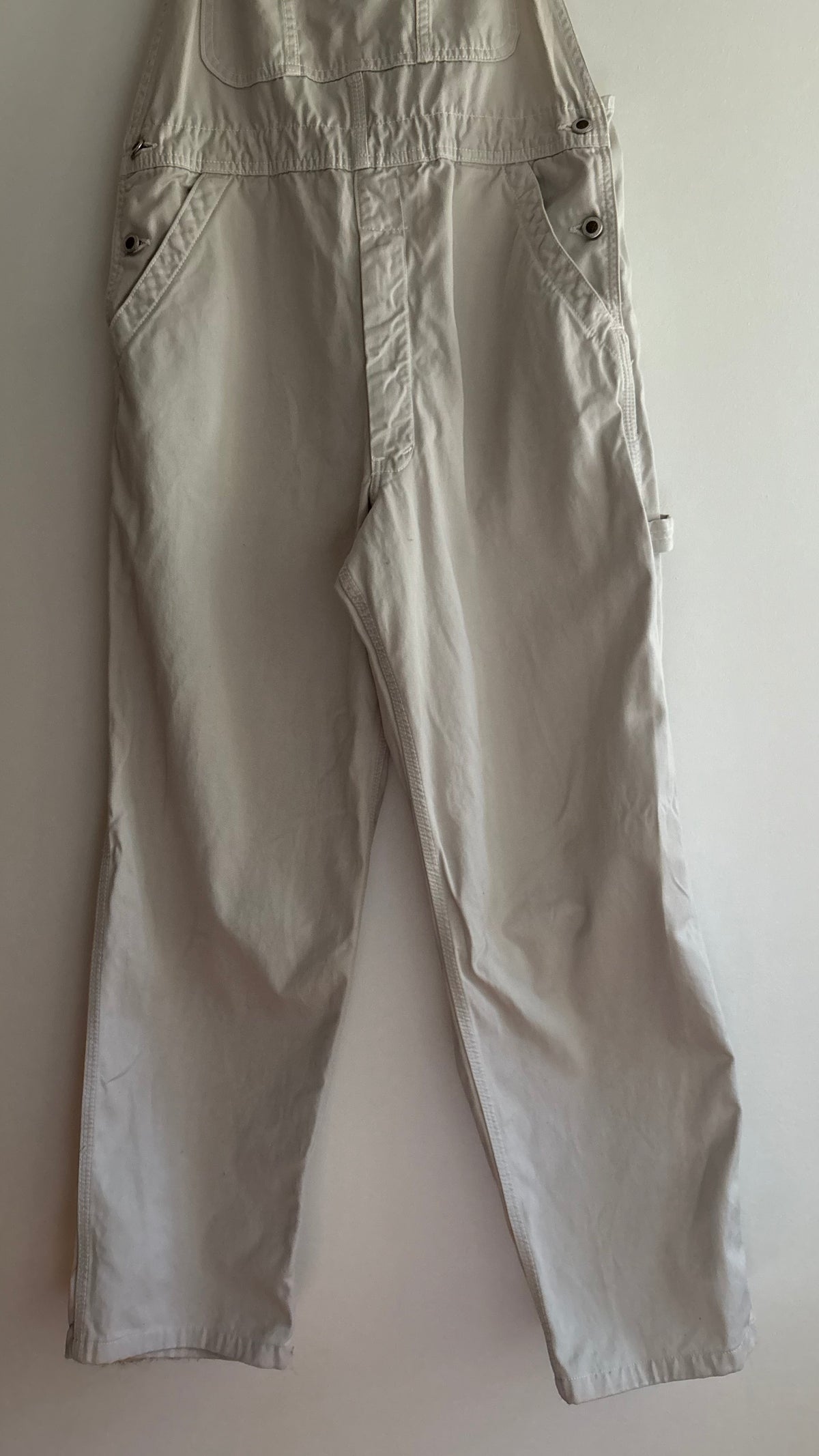1990s Cream Ikeda Overalls | Size 33"