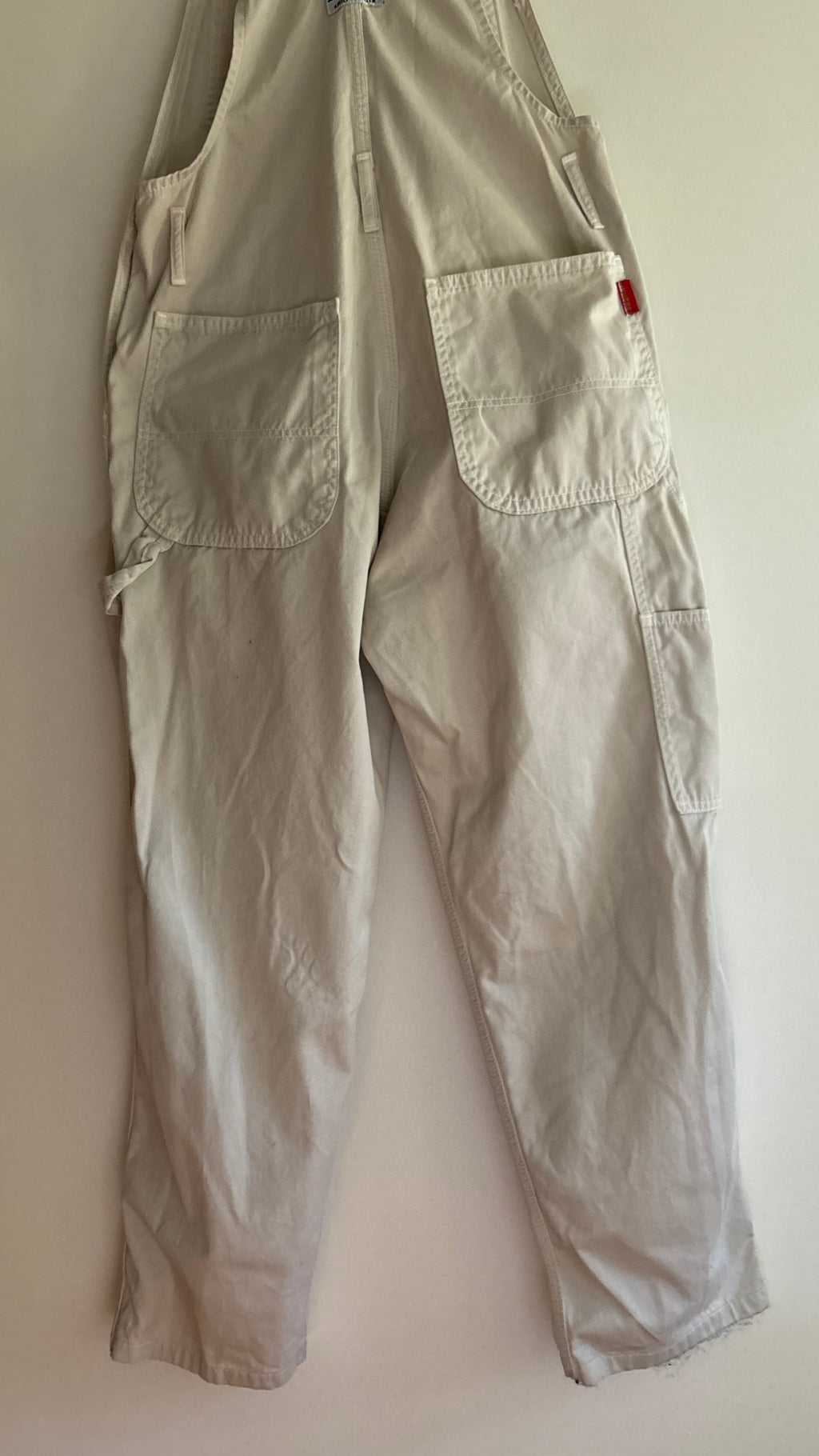 1990s Cream Ikeda Overalls | Size 33"