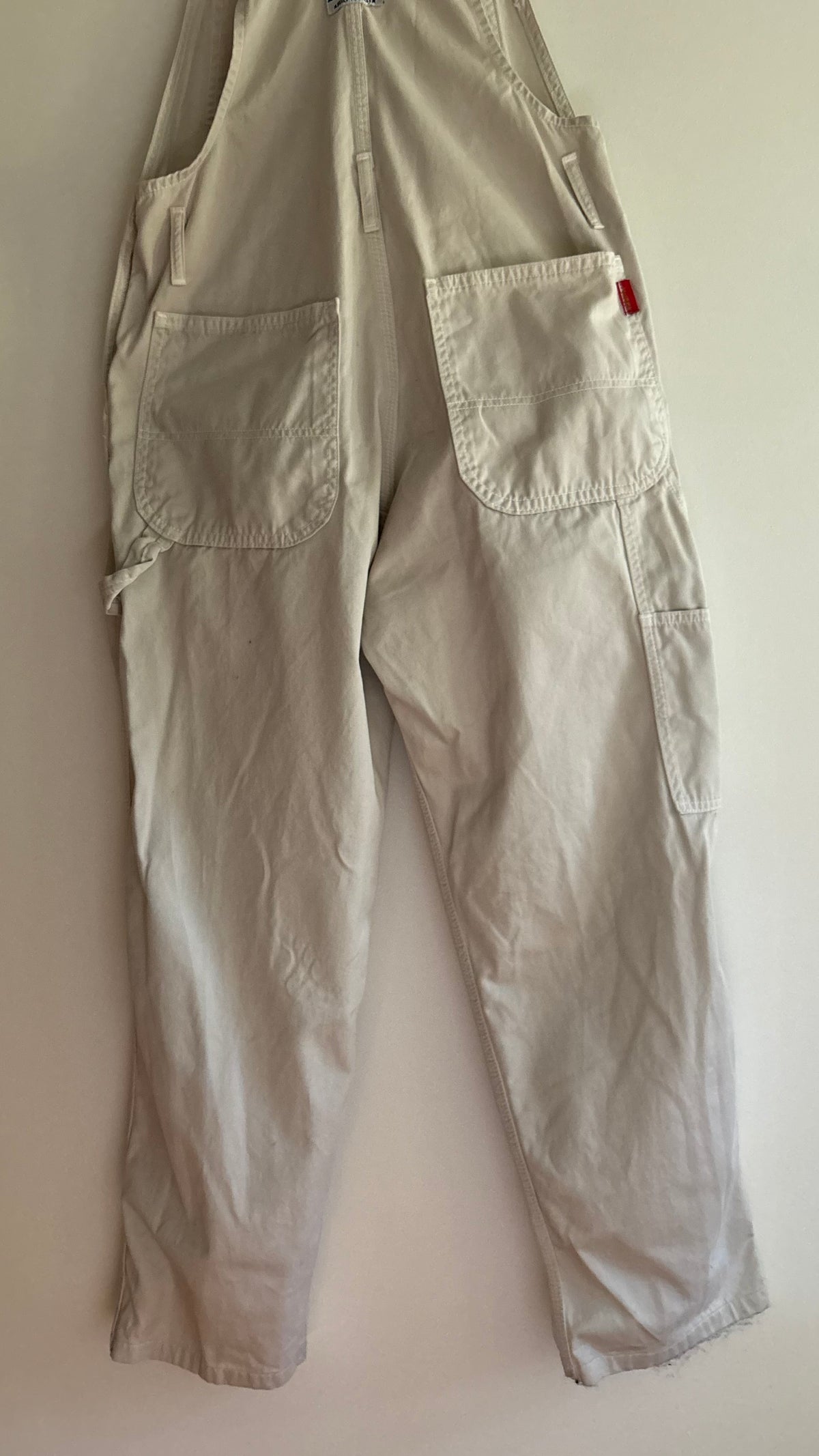 1990s Cream Ikeda Overalls | Size 33"