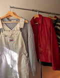 1990s Cream Ikeda Overalls | Size 33"