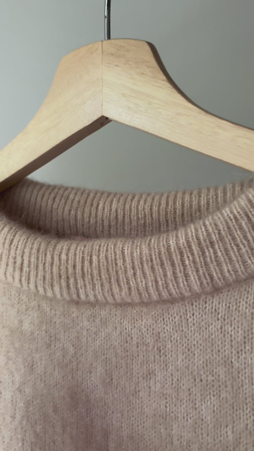 Acne Studios Beige 'Dramatic Mohair' Sweater